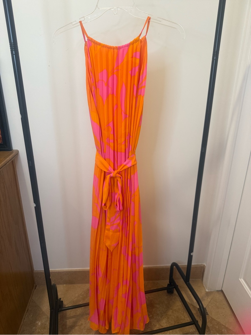 Sugarlips Orange and Pink Maxi Dress